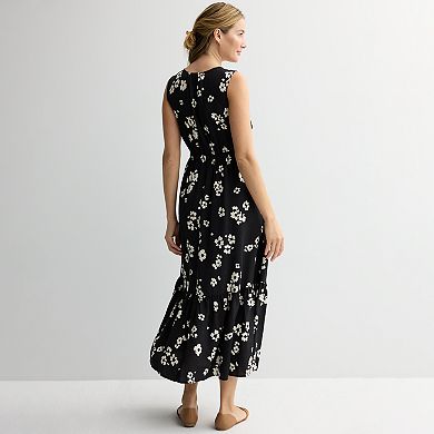 Women's Sonoma Goods For Life® Femme Button Bodice Maxi Dress