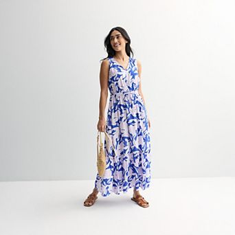 Women's Sonoma Goods For Life® Femme Button Bodice Maxi Dress