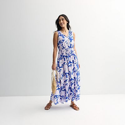 Women's Sonoma Goods For Life Femme Button Bodice Maxi Dress