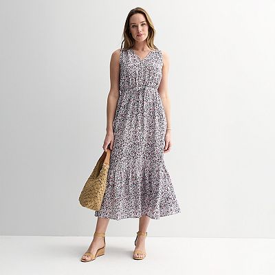 Women's Sonoma Goods For Life Femme Button Bodice Maxi Dress