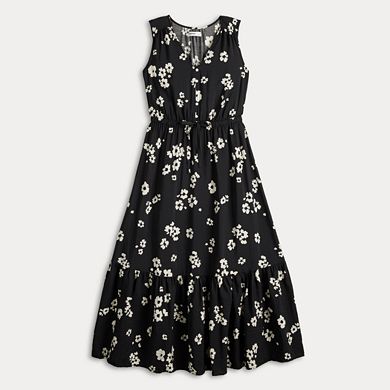 Petite Sonoma Goods For Life® Femme Button Bodice Maxi Dress