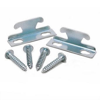 Achim Fantasia Single Window Curtain Rod Bracket Set