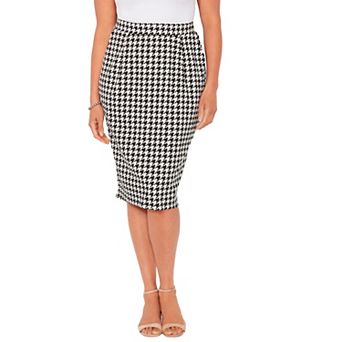 Catherines Women's Plus Size Liz&Me Ponte Pencil Skirt