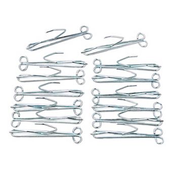 Achim Fantasia 3 in Slip-In Window Curtain Drapery Hooks
