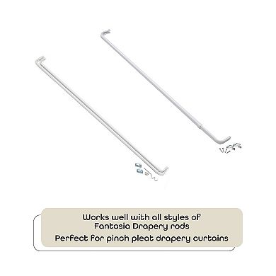 Achim Fantasia 3-in. Slip-In Window Curtain Drapery Hooks