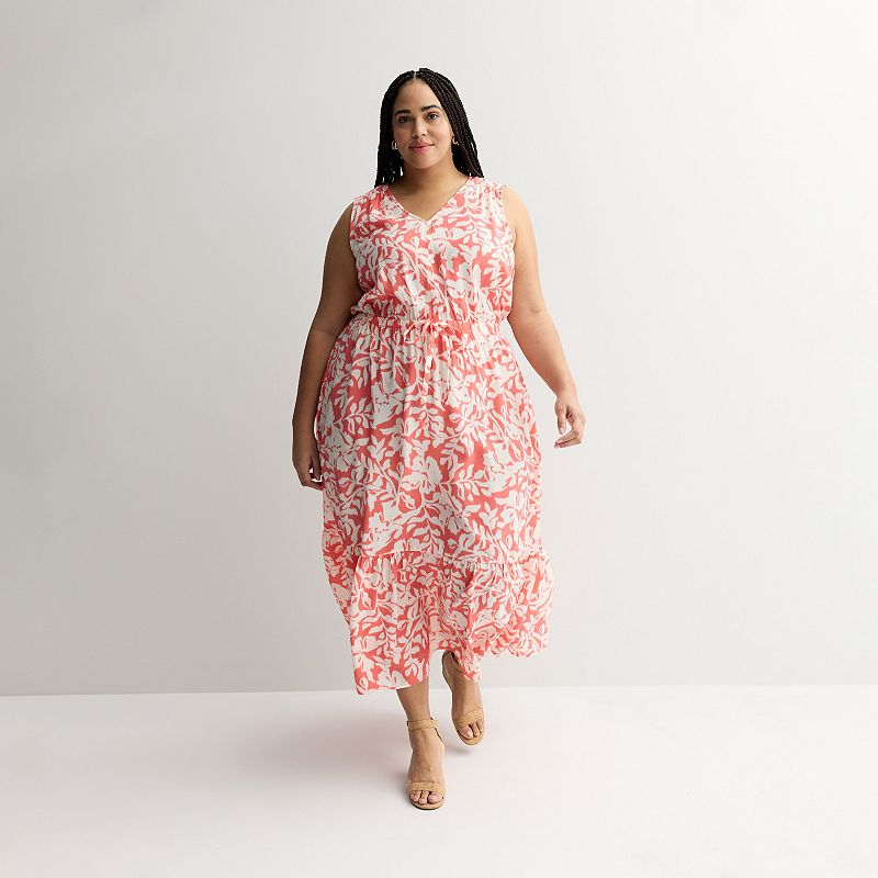 sonoma cotton dress Plus Size Goods For Life® Femme Button Bodice Maxi Size:3XL-Adult ASOS DESIGN printed stretch formal_dress soft cotton Shift dress