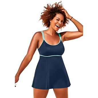 Swimsuits for All Women's Lingerie Strap Swimdress