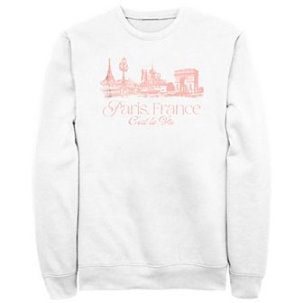 Men's Paris, France C'est La Vie Fleece