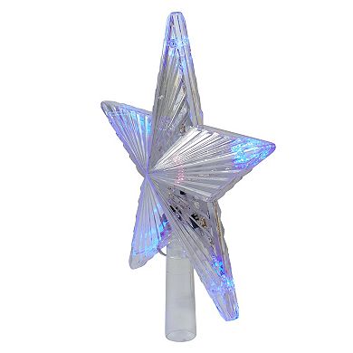Hofert 9.5-in. Lighted Clear 5-Point Star Christmas Tree Topper