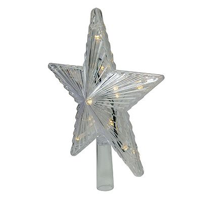 Hofert 9.5-in. Lighted White Star Christmas Tree Topper