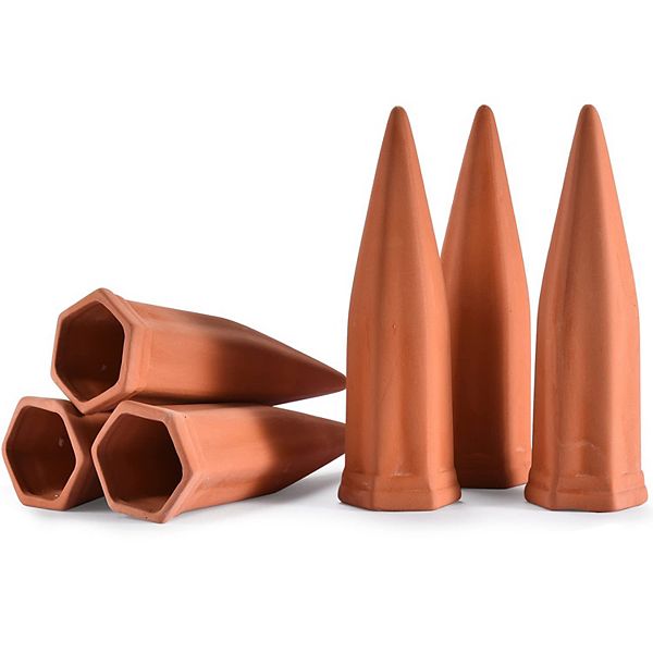 Plant Self Watering Spikes, Terracotta Plants Waterer - Brown