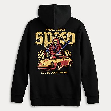 Men's Retrofit Fleece Pullover Graphic Hoodie
