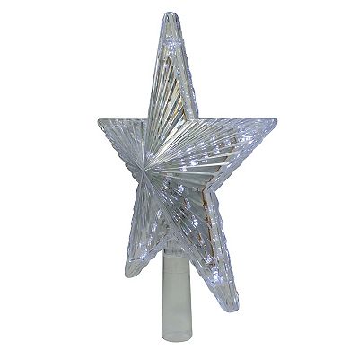 Hofert 9.5-in. Lighted Clear Twinkling 5-Point Star Christmas Tree Topper