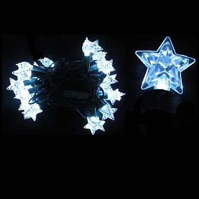 Hofert 8-ft. Silver LED M5 Star Christmas Lights