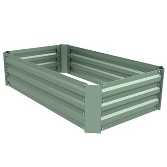 Aoodor Raised Garden Bed 4' x 2' x 1' for Patio Ourdoor Yard - Bed Only