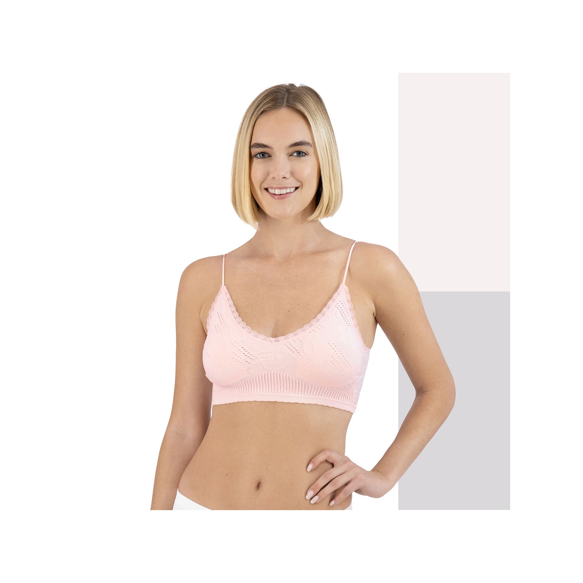 Juniors SO® 2-pk. Seamless Textured Bralettes SO51-058P2, Girls, Size: S