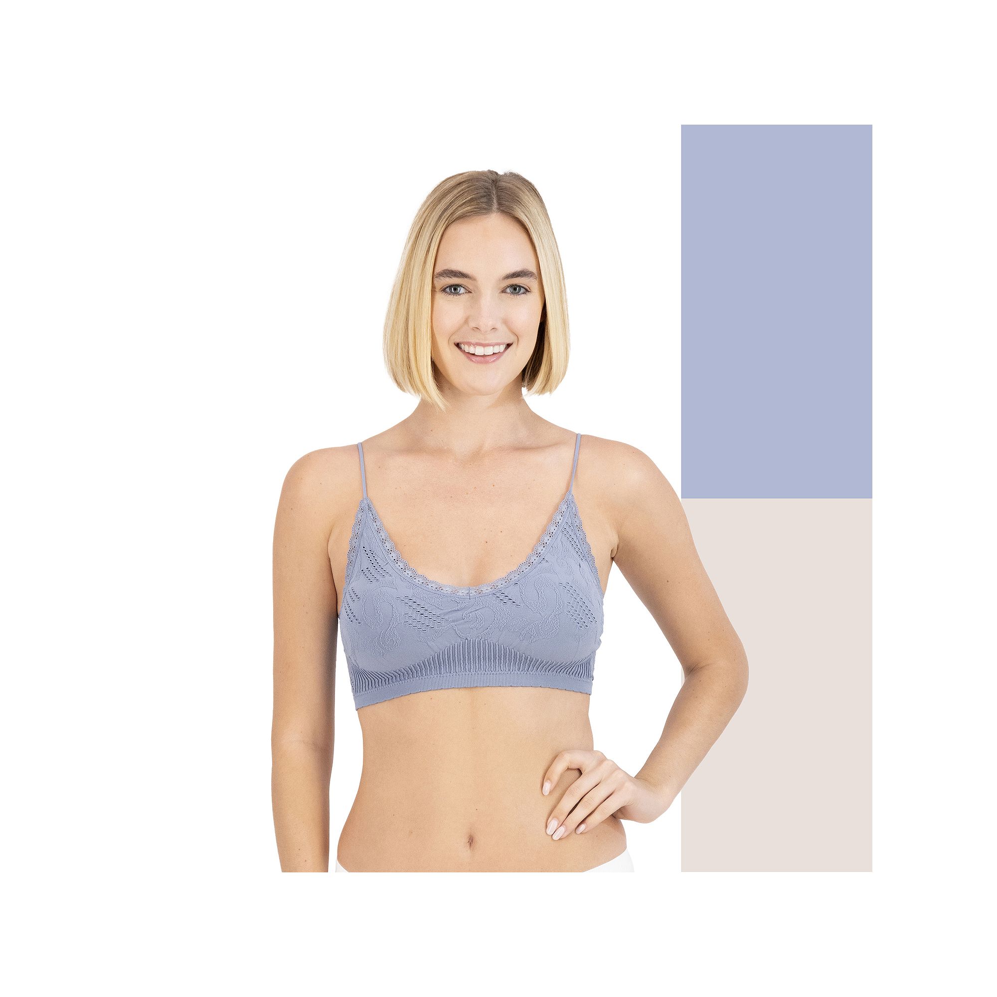 Juniors SO® 2-pk. Seamless Textured Bralettes SO51-058P2, Girls, Size: S