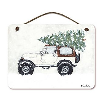 COURTSIDE MARKET Off Road I 12" x 16" Hanging Artboard
