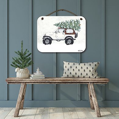 COURTSIDE MARKET Off Road I 12" x 16" Hanging Artboard