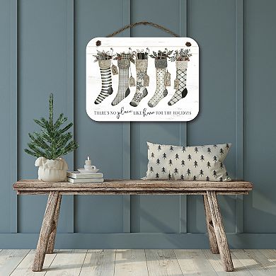 COURTSIDE MARKET Stockings 12" x 16" Hanging Artboard