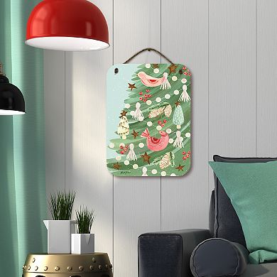 COURTSIDE MARKET Calm Christmas 12" x 16" Hanging Artboard