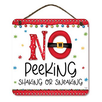 COURTSIDE MARKET No Peeking 15" x 15" Hanging Artboard