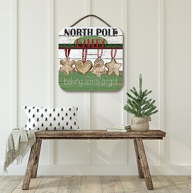 COURTSIDE MARKET Christmas Bakery 12" x 16" Hanging Artboard