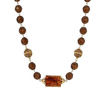 1928 Glass Bead Collar Necklace