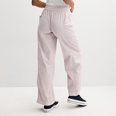 Juniors' SO® Mid-Rise Pull-On Utility Pants