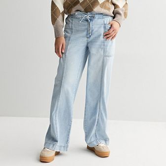 Juniors' SO® Mid-Rise Pull-On Utility Pants