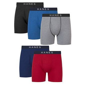 Men's Hanes® Ultimate 4+1 Bonus Pack ComfortBlend Boxer Brief Underwear
