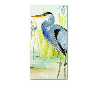 COURTSIDE MARKET Blue Heron Canvas
