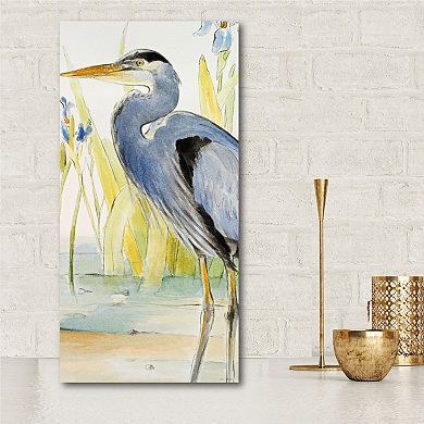 COURTSIDE MARKET Blue Heron Canvas