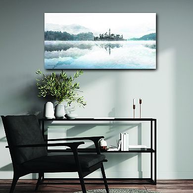 COURTSIDE MARKET Lake Landscape Canvas