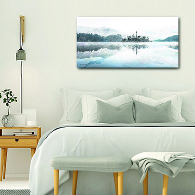 COURTSIDE MARKET Lake Landscape Canvas