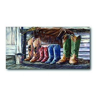 COURTSIDE MARKET The Family Canvas Wall Art