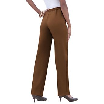 Roaman's Women's Plus Size Plus Size Classic Bend Over Pant