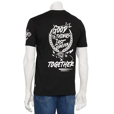 Men's GTL4 Cyborg Bear Half Puff Graphic Tee