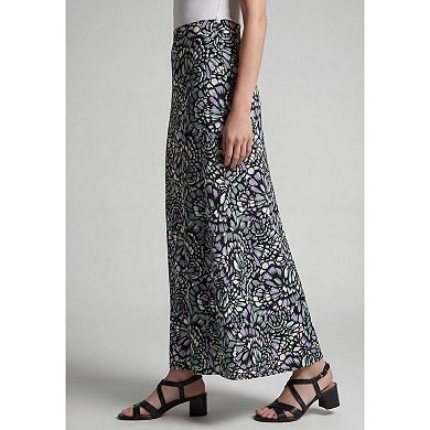Jessica London Women's Plus Size Everyday Stretch Knit Maxi Skirt