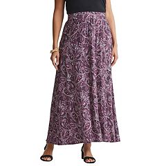 Kohls plus size long skirts best sale