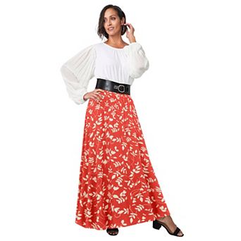 Jessica London Women's Plus Size Everyday Stretch Knit Maxi Skirt
