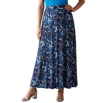 Jessica London Women's Plus Size Everyday Stretch Knit Maxi Skirt