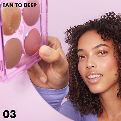 Colorful Face Bronzer, Blush & Highlighter Palette