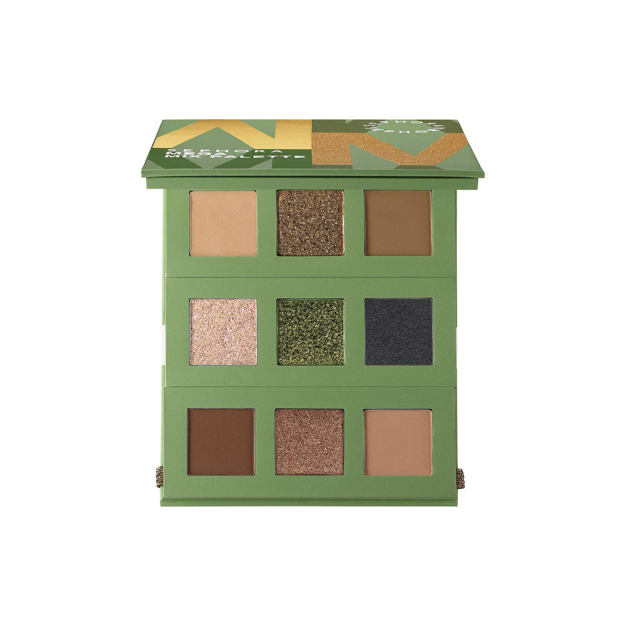 SEPHORA COLLECTION Mega Mix Eyeshadow Palette, Size: 4.2 FL Oz, Wild Green 