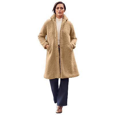 Kohls teddy coat best sale