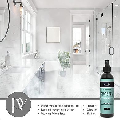 Pavelle 100% Natural Aromatherapy Shower Steamer Spray, Shower Steam Spray 8 Fl.oz