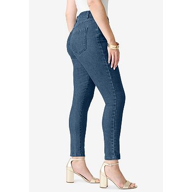 Roaman's Women's Plus Size 24/7 Stretch Slim Jean
