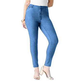 Roaman's Women's Plus Size Plus Size Classic Stretch Slim Jean