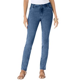 Roaman's Women's Plus Size Plus Size Classic Stretch Slim Jean