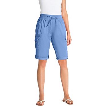 Woman Within Plus Size Convertible Length Cargo Bermuda/Short